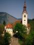 17Th Century Church, Bled Island, Bled Island, Gorenjska, Slovenia by Jon Davison Limited Edition Print