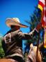 Man Riding A Horse In The Cinco De Mayo Parade For The Mexican Community, Calistoga, Usa by Jerry Alexander Limited Edition Print