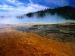 Steam Rising From Grand Prismatic Spring In Midway Basin, Yellowstone National Park, Usa by John Elk Iii Limited Edition Print