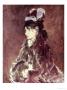 Portrait Of Berthe Morisot by Ã‰Douard Manet Limited Edition Print