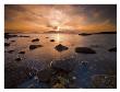 Tidepool At Sunset by Robert Strachan Limited Edition Print