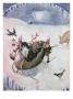 Christmas Scene (W/C On Paper) by Halfdan Egedius Limited Edition Print