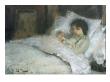 Alexandra With Harald, 1887 (Pastel On Paper) by Fritz Thaulow Limited Edition Print