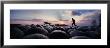 Person Running Behind A Dog by Panoramic Images Limited Edition Print