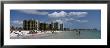 Tourists On The Beach, Marco Island, Florida, Usa by Panoramic Images Limited Edition Pricing Art Print