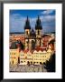 Tyn Church And Old Town Square Seen From Old Town Hall, Prague, Czech Republic by Jonathan Smith Limited Edition Print
