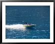 Speed Boat, Assos, Kefalonia (Cephalonia), Ionian Islands, Greece by R H Productions Limited Edition Print