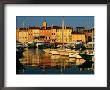 Harbour Boats And Waterfront Houses, St. Tropez, Provence-Alpes-Cote D'azur, France by David Tomlinson Limited Edition Print