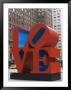 Love Sculpture By Robert Indiana, 6Th Avenue, Manhattan, New York City, New York, Usa by Amanda Hall Limited Edition Print