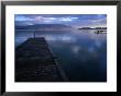 Jetty Of Flathead Lake At Dusk, Montana, Usa by Rob Blakers Limited Edition Print