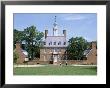Exterior Of Governor's Palace, Colonial Architecture, Williamsburg, Virginia, Usa by Pearl Bucknall Limited Edition Print