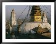 Swayambhunath Stupa Is The Most Ancient Of All The Holy Shrines In Kathmandu Valley by Maria Stenzel Limited Edition Print