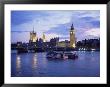 Houses Of Parliament At Night, London, England, United Kingdom by Charles Bowman Limited Edition Print