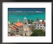 Town View And Church On Marie-Galante Island, Guadaloupe, Caribbean by Walter Bibikow Limited Edition Print