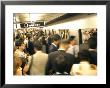 Commuters Boarding Train During 8Am Rush Hour At Ueno Station, Ginza Line, Tokyo, Japan by Greg Elms Limited Edition Print