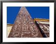 Hieroglyphics On Facade Of Pyramid Restaurant In Wafi Centre, Dubai, United Arab Emirates by Tony Wheeler Limited Edition Print