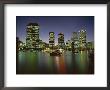 City Skyline And Brisbane River At Night, Brisbane, Queensland, Australia by Mark Mawson Limited Edition Print