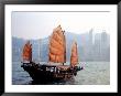 Duk Ling Junk Boat Sails In Victoria Harbor, Hong Kong, China by Russell Gordon Limited Edition Pricing Art Print