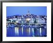 View Of Korcula Town At Dusk, Korcula Island, Dalmatia, Dalmatian Coast, Croatia, Europe by Gavin Hellier Limited Edition Print