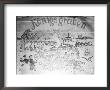 Unknown Prisoner Drew This On The Ceiling In A Prisoner Block Depicting A Canal, Auschwitz, Poland by David Clapp Limited Edition Print
