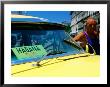 Man With 1950'S Taxi, Havana, Cuba by Christopher P Baker Limited Edition Print