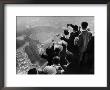 University Of Pittsburgh Students Cheering From Atop Cathedral Of Learning On School's Campus by George Silk Limited Edition Pricing Art Print