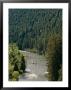 Elevated View Of Horseback Riders Crossing The Colorado River by Michael S. Lewis Limited Edition Print