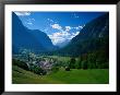 Otztal-Otz Valley & Town Of Oetz, Tyrol, Austri by Walter Bibikow Limited Edition Print