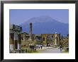 Pompeii, Mt. Vesuvius Behind, Campania, Italy, Europe by Anthony Waltham Limited Edition Print