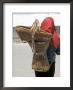 Local Farmer Carrying Bamboo Basket, China by Keren Su Limited Edition Print