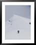 A Hiker Climbs Alaskas Aurora Peak by John Burcham Limited Edition Print