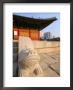 The Stone Haetae On Railings, Deoksegung Palace, Seoul, South Korea by Anthony Plummer Limited Edition Print