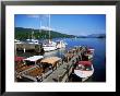 Boats On Lake Windermere, Bowness On Windermere, Lake District National Park, Cumbria, England by David Hunter Limited Edition Print