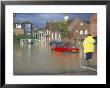 Flooded Car Park In Town Centre In October 2000, Lewes, East Sussex, England, United Kingdom by Jenny Pate Limited Edition Print