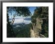 View From The Three Sisters Of Jamison Valley Under Fog, Blue Mountains National Park, Australia by Ken Gillham Limited Edition Print