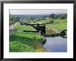 Caen Hill Locks, Kennet & Avon Canal, Near Devizes, Wiltshire, England, United Kingdom by Rob Cousins Limited Edition Print