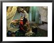 Women Preparing Food And Drink For Coffee Ceremony, Abi Adi Village, Tigre Region, Ethiopia, Africa by Bruno Barbier Limited Edition Print