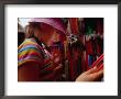 Girl Shopping For Glass Bead Necklaces At Indra Chowk, Kathmandu, Nepal by Richard I'anson Limited Edition Print