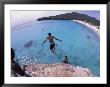 Cliff Jumping, Playa Abou, Playa Kanepa, Curacao by Michele Westmorland Limited Edition Pricing Art Print