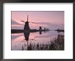 Windmills At Kinderdijk At Dawn, Near Rotterdam, Holland, The Netherlands by Gary Cook Limited Edition Print