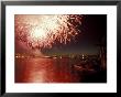 4Th Of July Fireworks On Lake Union, Seattle, Washington, Usa by William Sutton Limited Edition Print