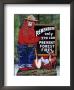 Forest Service Sign, Smokey Bear Warning Of Fire Danger by David R. Frazier Limited Edition Print