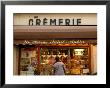 Couple Window Shopping At Cremerie, Paris, France by Lisa S. Engelbrecht Limited Edition Print