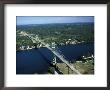 Aerial View Of The Thousand Island Bridge And The Saint Lawrence River In New York by Richard Nowitz Limited Edition Print