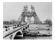 The Eiffel Tower During Construction In May 1888 by Neurdein Brothers Limited Edition Print