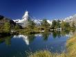 Lake Grindji And Matterhorn, Switzerland by Elfi Kluck Limited Edition Print