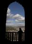 Man Looks Out Of Ajloun Castle At The Jordanian Countryside by Taylor S. Kennedy Limited Edition Print