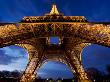 Eiffel Tower Base At Night, Paris by Scott Stulberg Limited Edition Print