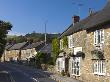 Traditional Cottages Along The Lane, Abbotsbury, Dorset, England, United Kingdom, Europe by Adam Burton Limited Edition Print