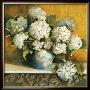 Hydrangea In Blue And White Vase by Diana Watson Limited Edition Pricing Art Print
